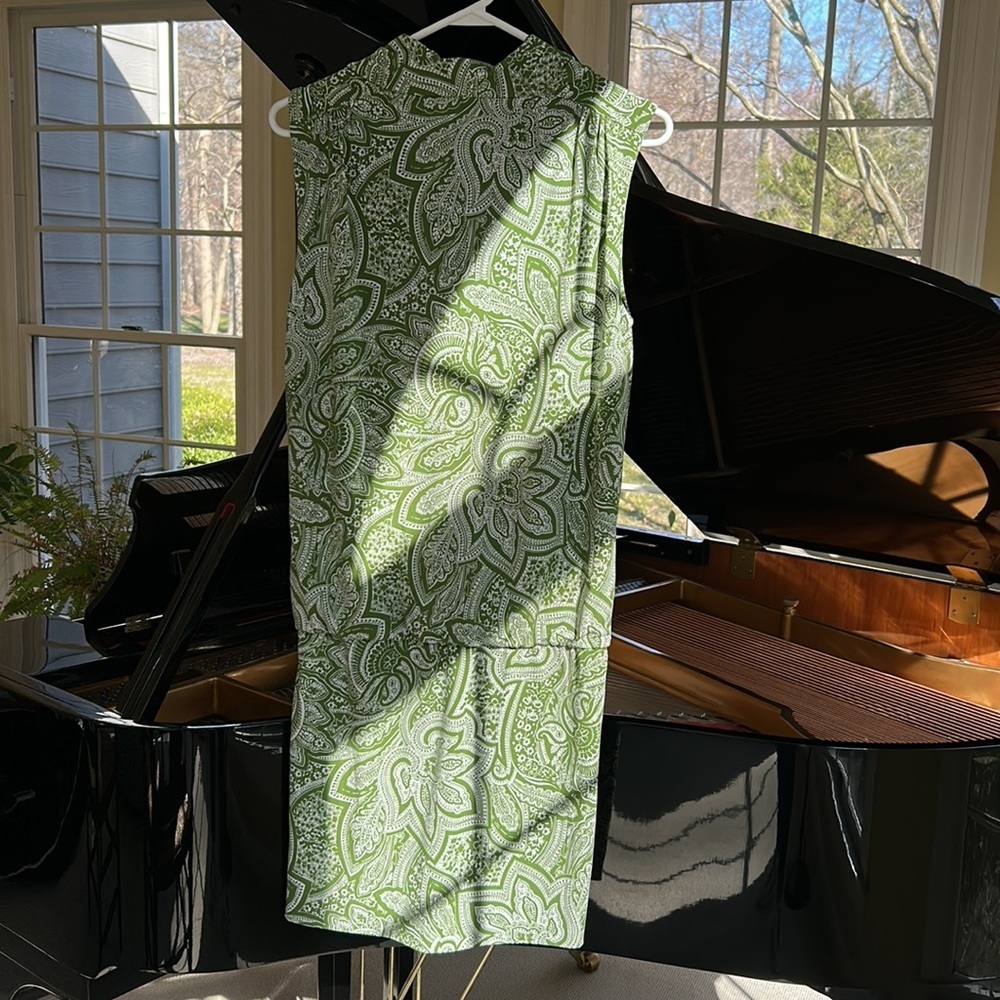 🌿Michael Kors green paisley/ floral dress, size S🌿 - Picture 7 of 10